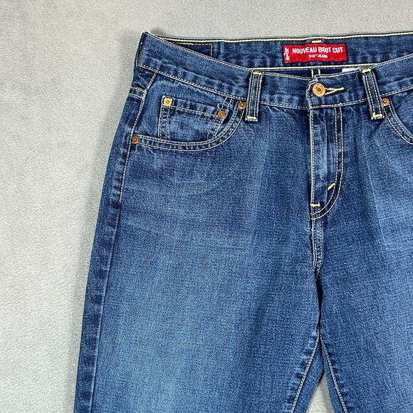 Levis 515 Jeans Womens Size 10 MIS Bootcut Dark Wash 100% Cotton Western USA - Picture 3 of 13
